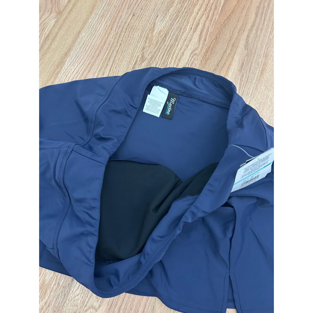 Maxine of Hollywood Women's Skort Swim Bottom - 20W - Blue NWT - Picture 4 of 7